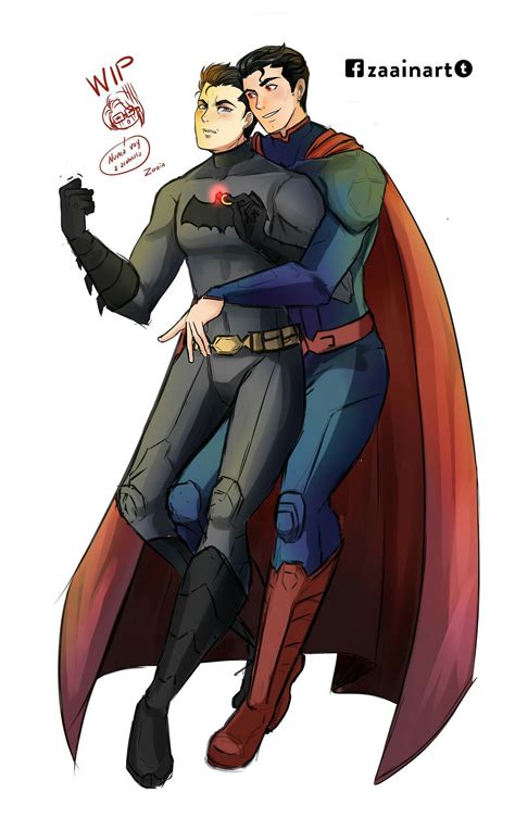 Batman x superman fanfiction - "Oh is it now," Came a stern voice from the window Bruce currently had his back to. Bruce spun around quickly nearly falling over as he did so. There standing at the now open window; still wearing his outfit, and a Stern look firmly placed on his face; was his boyfriend Clark Kent aka Superman. "Clark!" Bruce said shocked. 